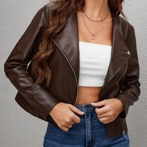 Shein brown jacket